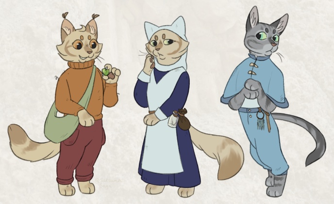 Nea, Fenna and Nic